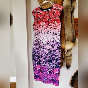 Vince Camuto Floral midi dress